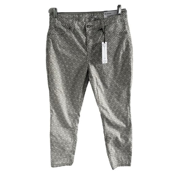 NWT D. Jeans 14 High Waisted Hexagon Patterned Ankle Pants - Picture 1 of 9